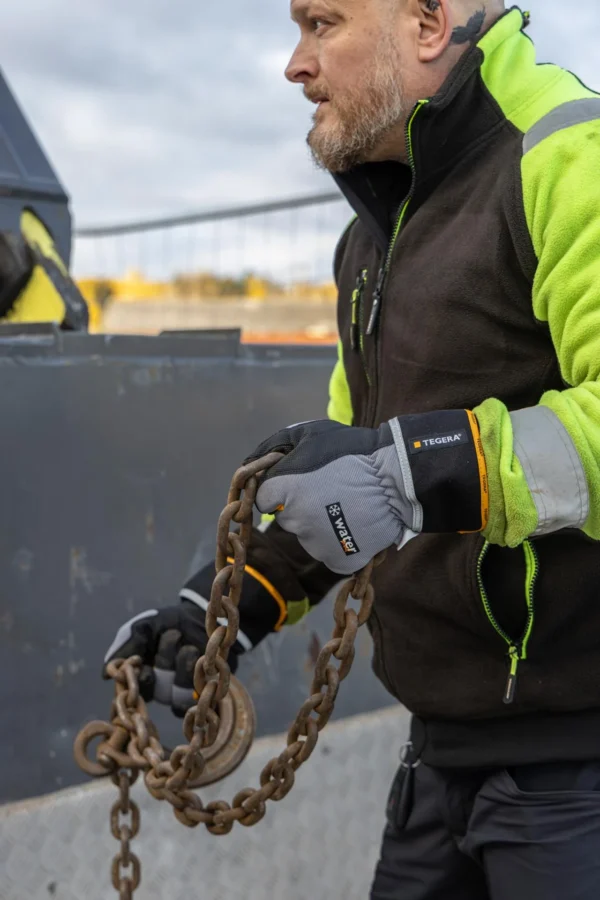 Hanske TEGERA 9113 vinter synt. lær 9