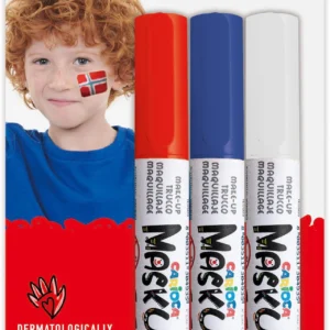 Ansiktsmaling norske flagg (3)