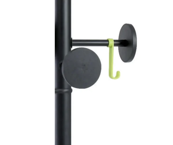 Stumtjener ALBA 8+2 kroker 175cm sort