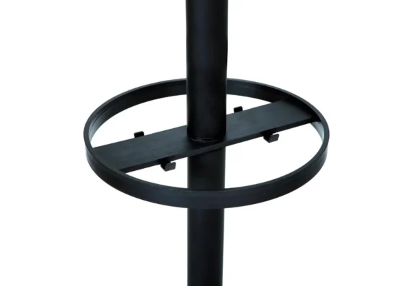 Stumtjener ALBA 8+2 kroker 175cm sort