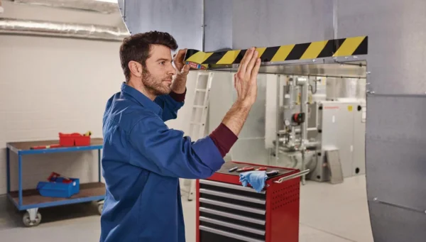 Varseltape TESA 58133 Gul/Sort