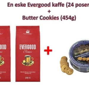 Kaffe EVERGOOD få med kjeks