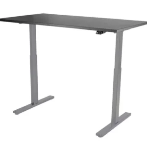 Skrivebord KENSON 160x80cm sort/sølv