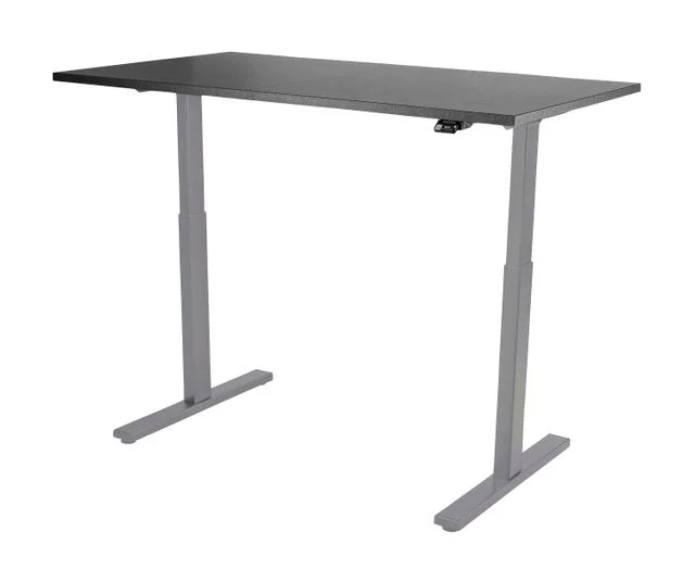 Skrivebord KENSON 180x80cm sort/sølv