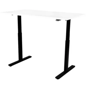 Skrivebord KENSON 120x80cm hvit/sort