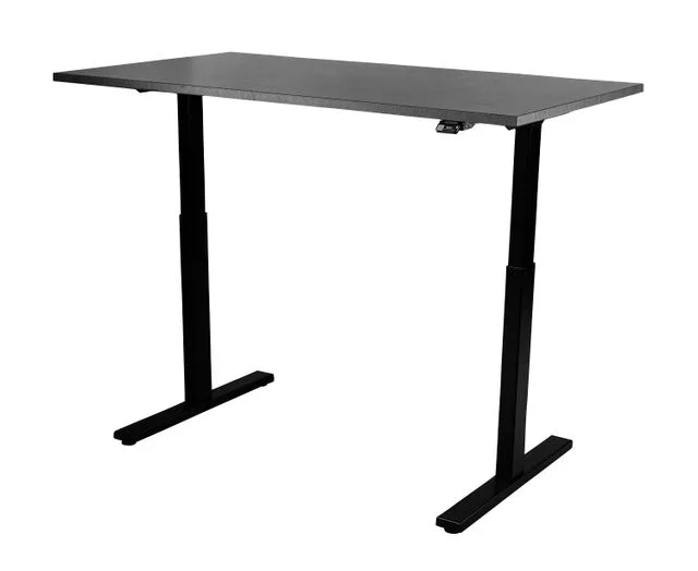 Skrivebord KENSON 180x80cm sort/sort