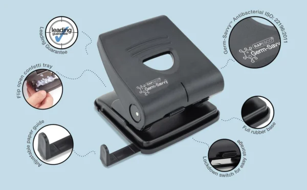 Hullemaskin RAPESCO 2H 30 ark sort