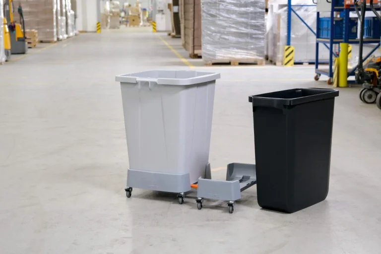 Vogn DURABIN for 60L avfallsbeholder grå - Bilde 2