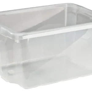 Oppbevaringsboks 33L transparent plast