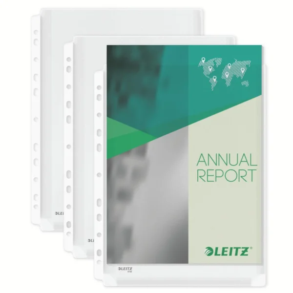 Plastlomme LEITZ A4 topp eksp 170my (10)