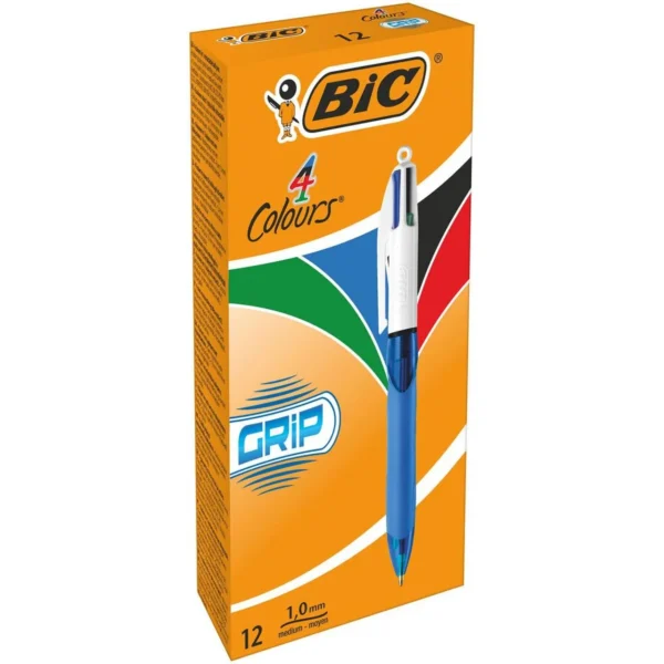 Kulepenn BIC 4 farger M grip