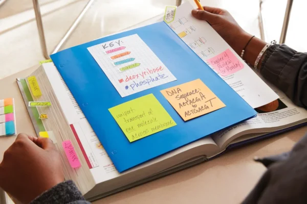 Notatblokk POST-IT 76x127 Energetic (6)