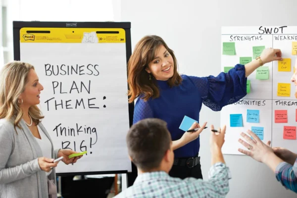 Notatblokk POST-IT SSN 203x152 Neon(4)