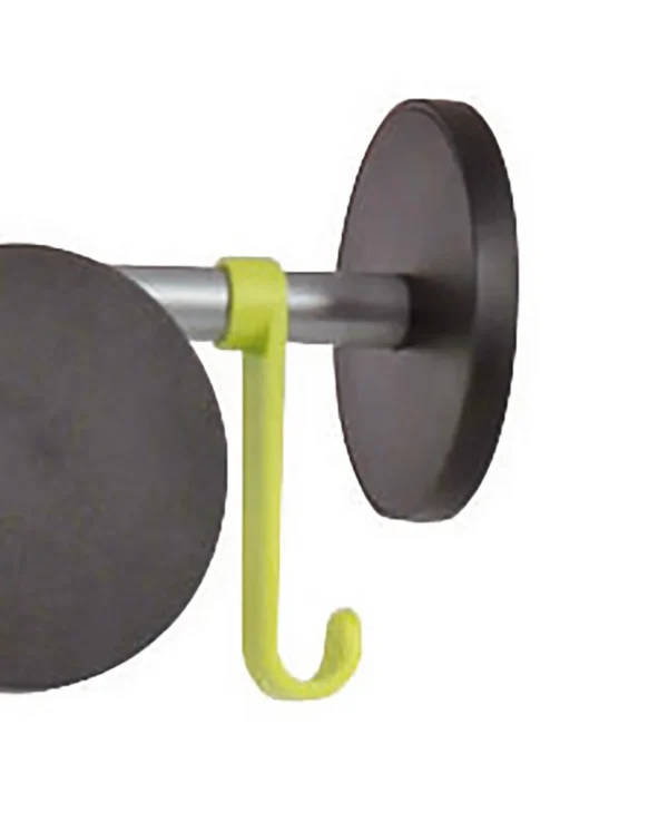 Stumtjener ALBA 8+2 kroker 175cm sølv/gr