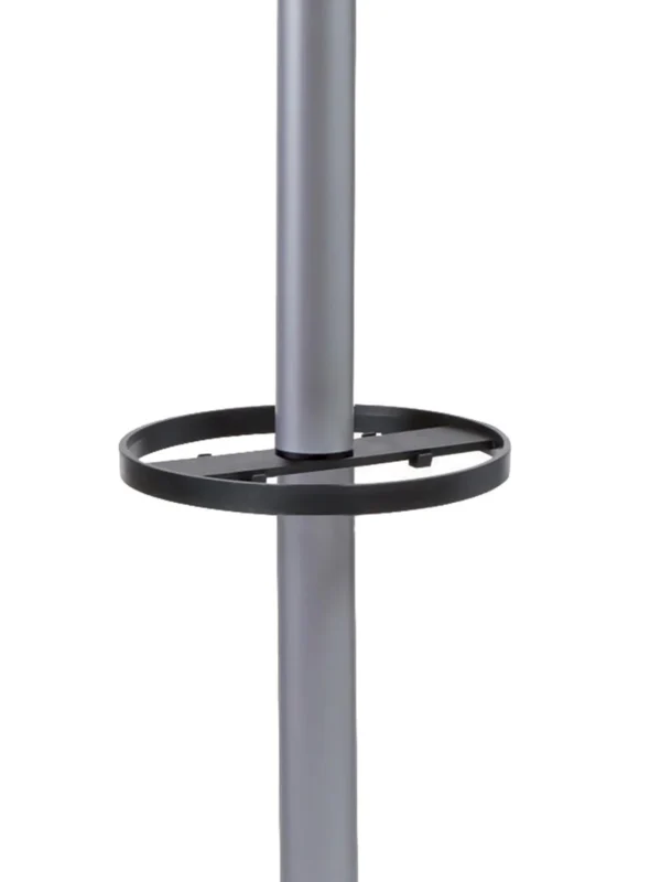 Stumtjener ALBA 8+2 kroker 175cm sølv/gr