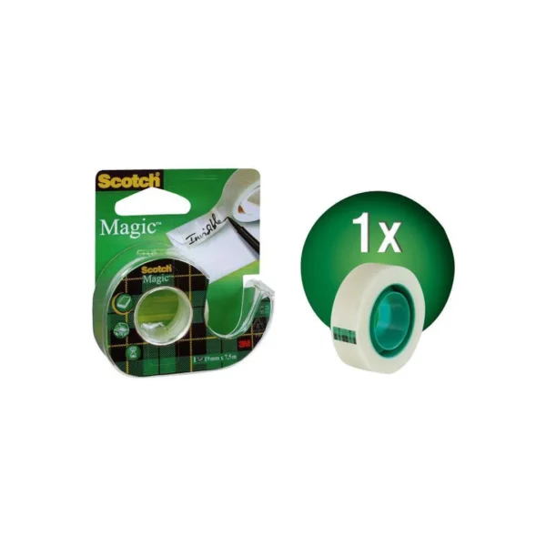 Tape SCOTCH Magic 810 19mmx7,5m m/disp