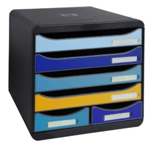 Skuffekabinett EXACOMPTA BeeBlue 6sk ass