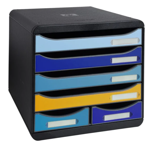 Skuffekabinett EXACOMPTA BeeBlue 6sk ass