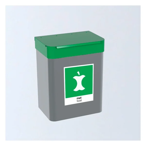 Avfallsbeholder Urbanus 25L Matavf. lokk