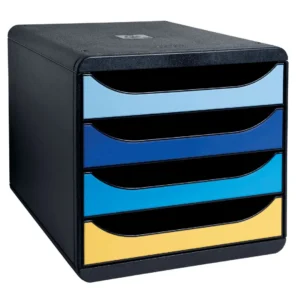 Skuffekabinett EXACOMPTA BeeBlue 4sk ass