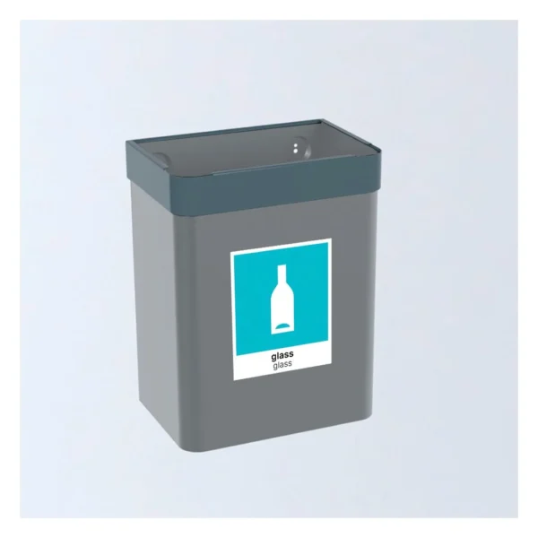 Avfallsbeholder Urbanus 25L Glass