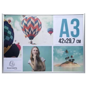 Ramme EXACOMPTA A3 aluminium