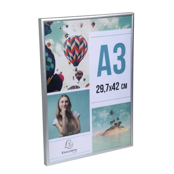 Ramme EXACOMPTA A3 aluminium