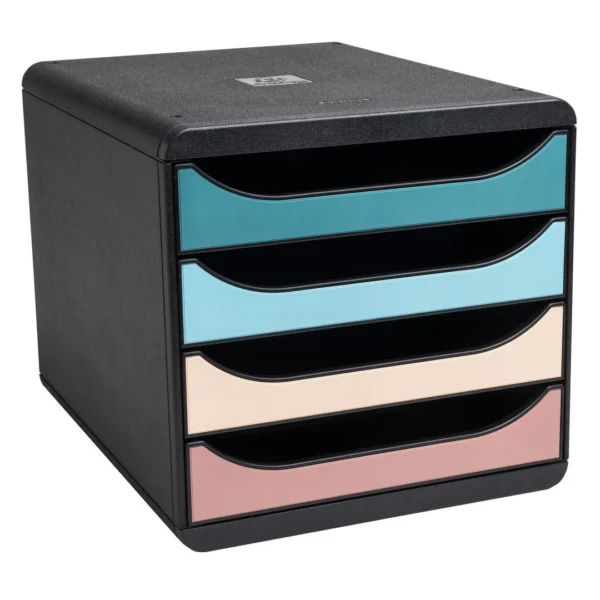 Skuffekabinett EXACOMPTA Skandi 4sk ass