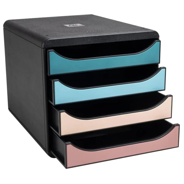 Skuffekabinett EXACOMPTA Skandi 4sk ass