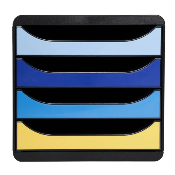 Skuffekabinett EXACOMPTA BeeBlue 4sk ass