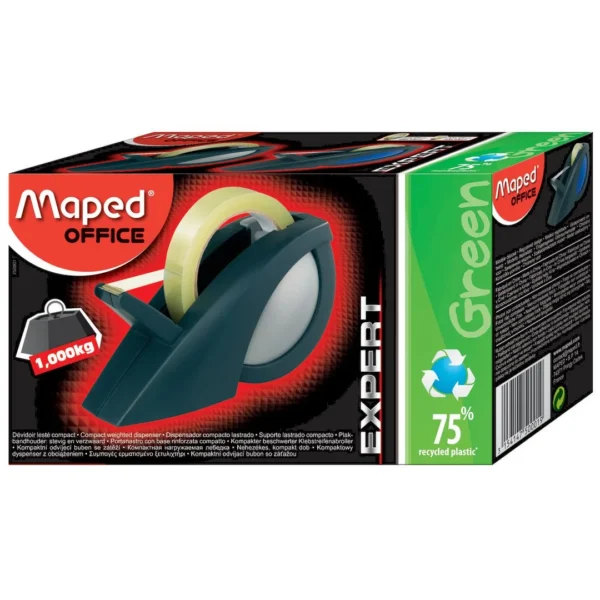 Tapedispenser MAPED 33/66m sort