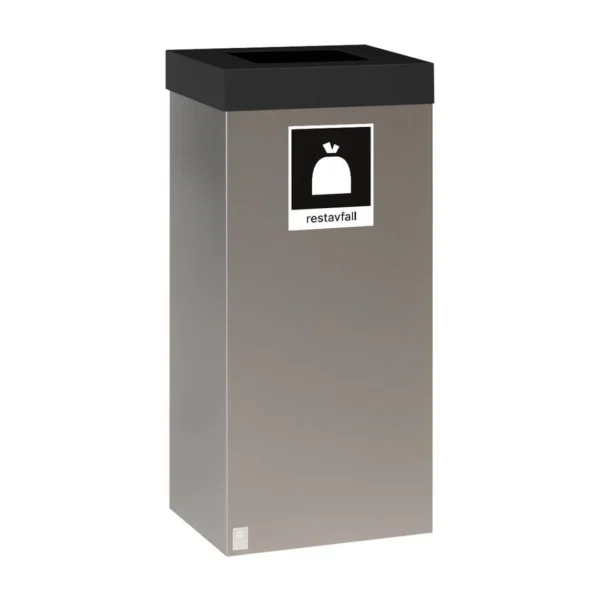 Avfallsbeholder RØROS Femunden 90L Rest
