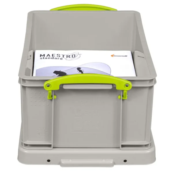 Oppbevaringsboks RUP resirk 9L grønn/grå