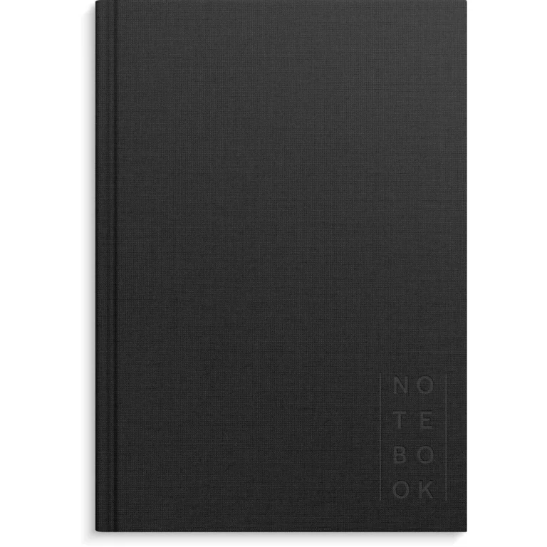 Skrivebok BURDE A5 linjer sort - Bilde 2