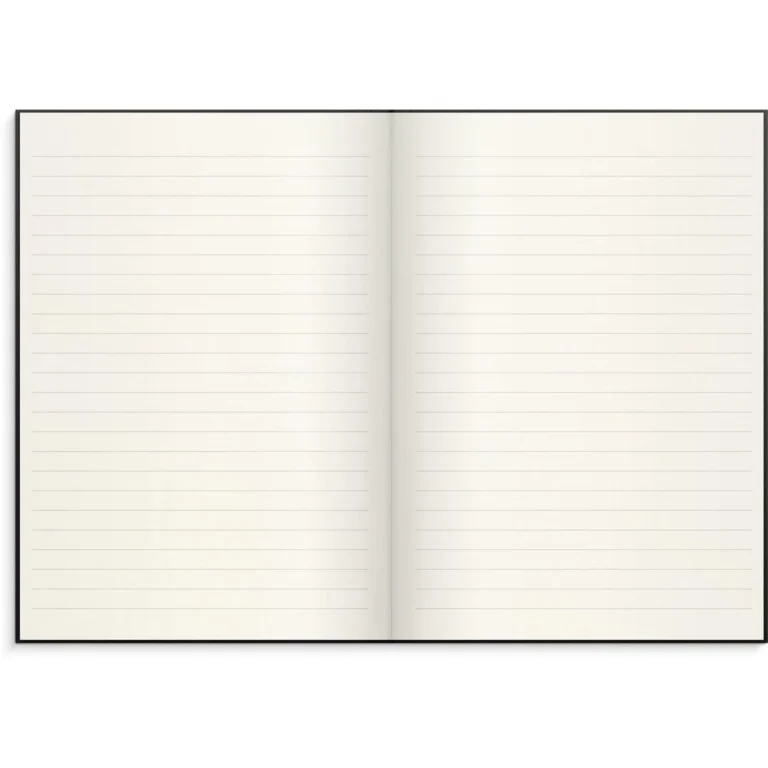 Skrivebok BURDE A5 linjer sort - Bilde 3