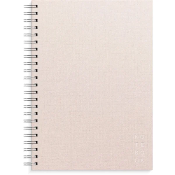 Spiralbok BURDE A4 linjert rosa