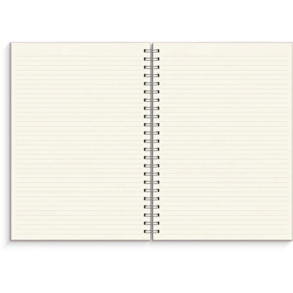 Spiralbok BURDE A4 linjert rosa