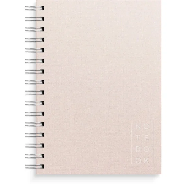 Spiralbok BURDE A5 linjert rosa