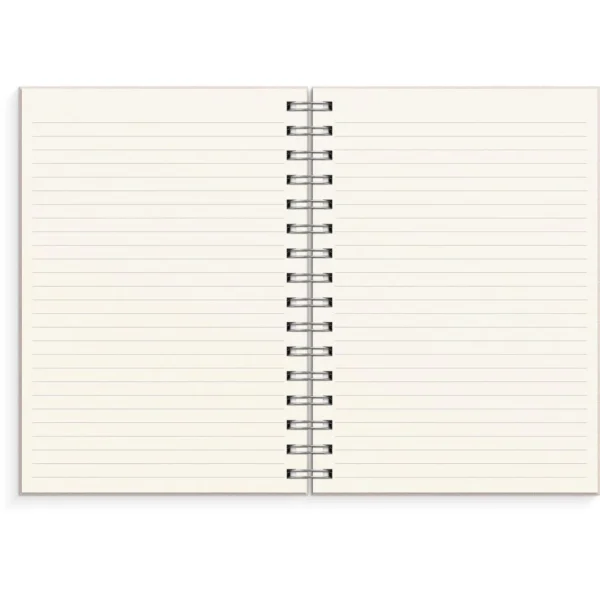 Spiralbok BURDE A5 linjert rosa