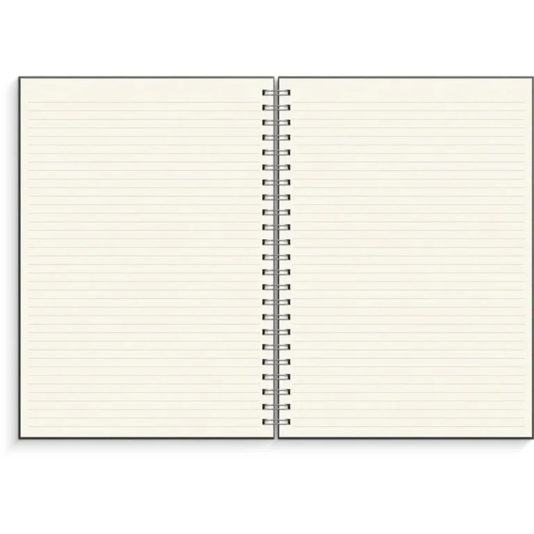 Spiralbok BURDE A4 linjert mørk grå - Bilde 3