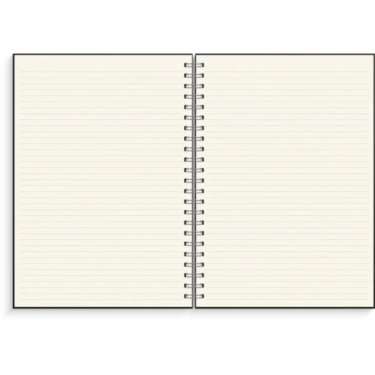 Spiralbok BURDE A4 linjert sort - Bilde 3