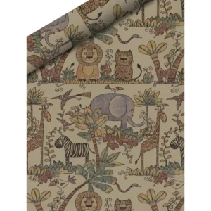 Gavepapir 10x0,7m kraft savanne