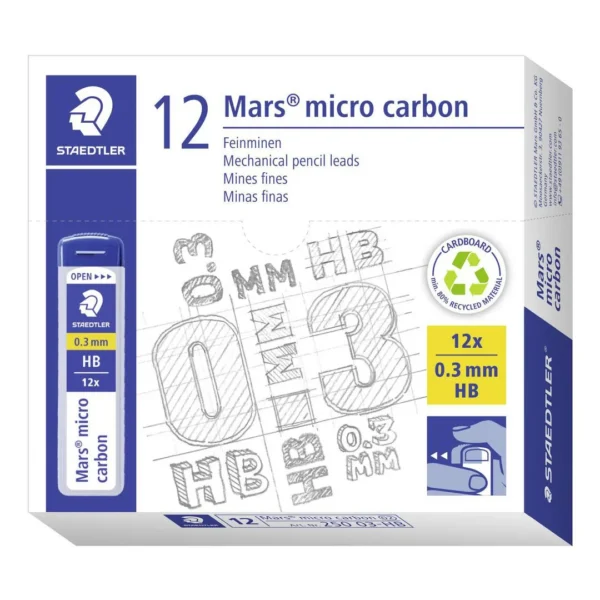 Blyantmine STAEDTLER 0,3mm HB (12)