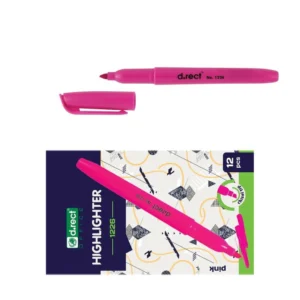 Tekstmarker D.RECT 1226 rosa