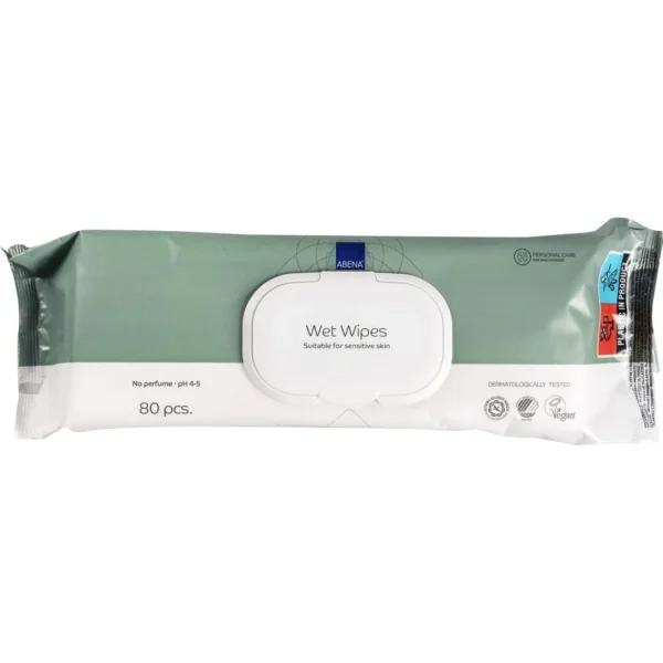 Våtserviett ABENA 20x27 u/p pl.lokk (80)