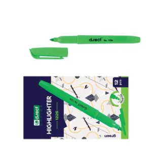 Tekstmarker D.RECT 1226 grønn