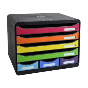 Skuffekabinett EXACOMPTA 7sk ass farger