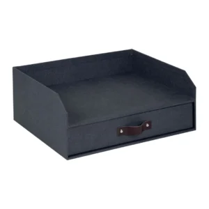 Brevkurv BIGSO Walter A4 m/skuff sort