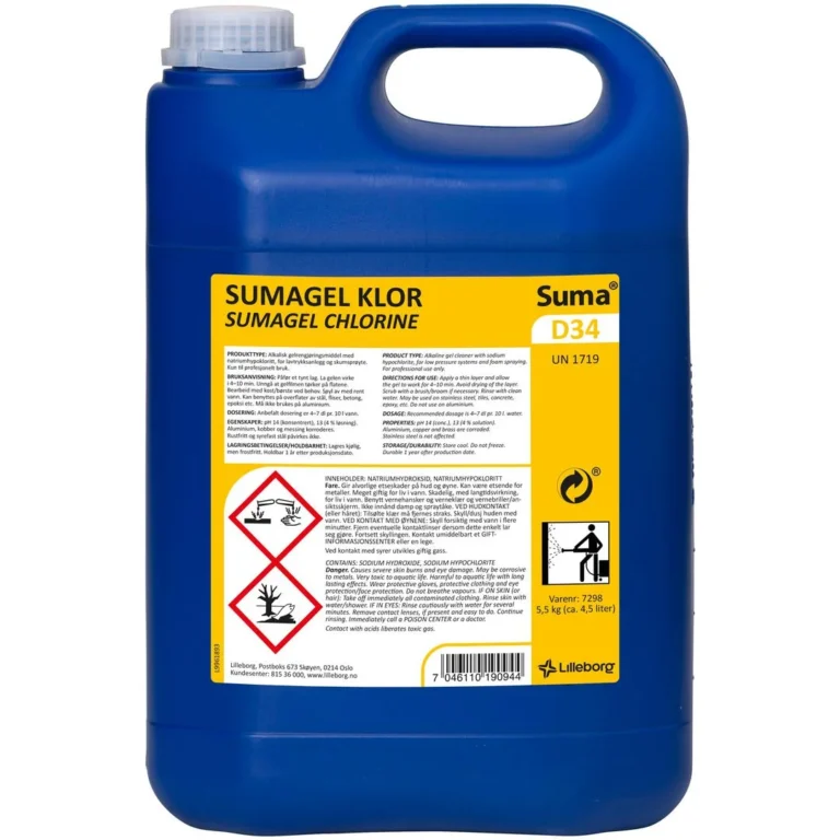 Industrivask SUMA Gel Klor D34 5kg