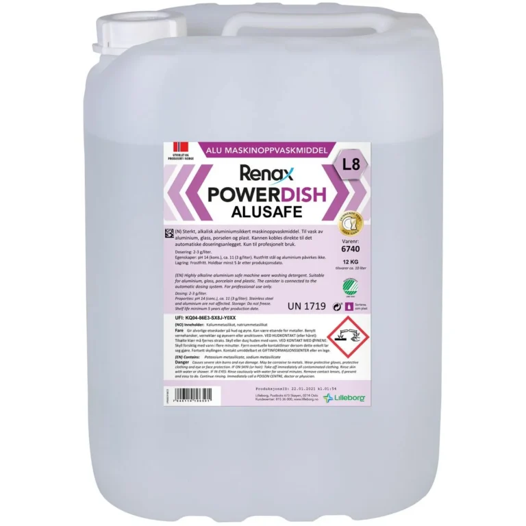 Maskinoppvask RENAX PowerDish L8 12kg